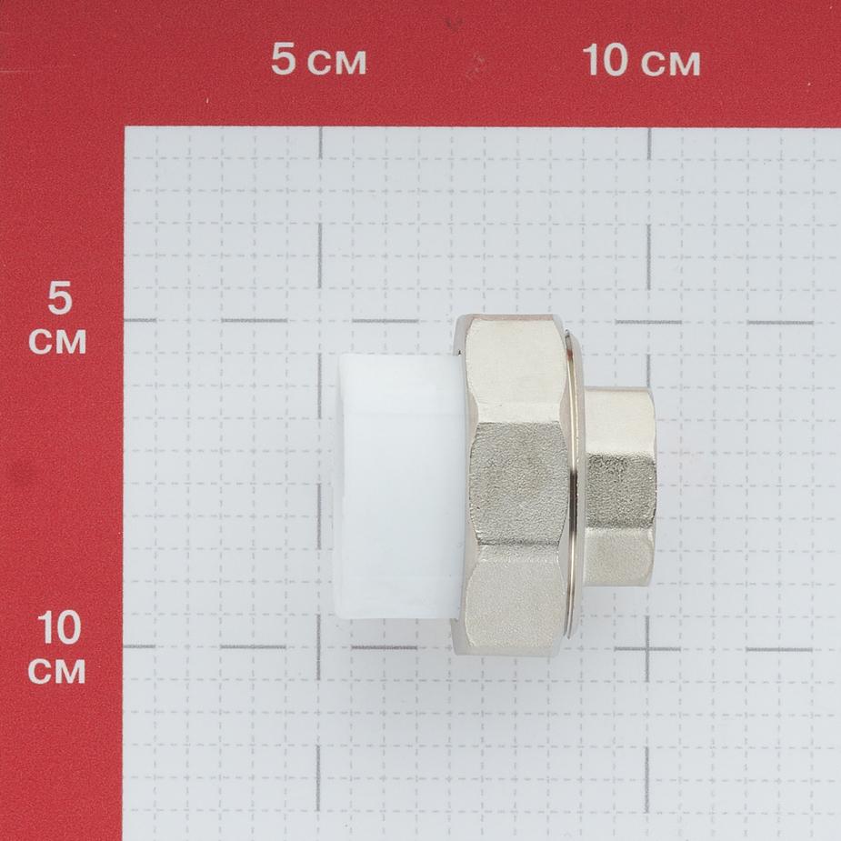Муфта полипропиленовая разъемная (американка) 32 мм х 3/4 ВР(г) Муфта полипропиленовая разъемная (американка) 32 мм х 3/4 ВР(г)