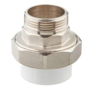 Муфта полипропиленовая разъемная (американка) 40 мм х 1 1/4 НР(ш)