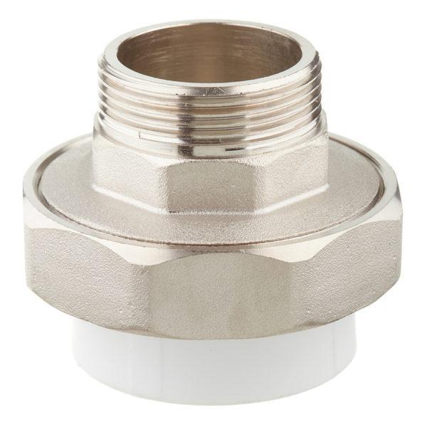 Муфта полипропиленовая разъемная (американка) 50 мм х 1 1/2 НР(ш)