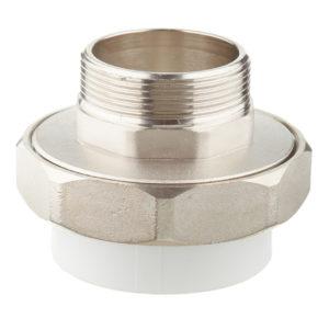 Муфта полипропиленовая разъемная (американка) 63 мм х 2 НР(ш)