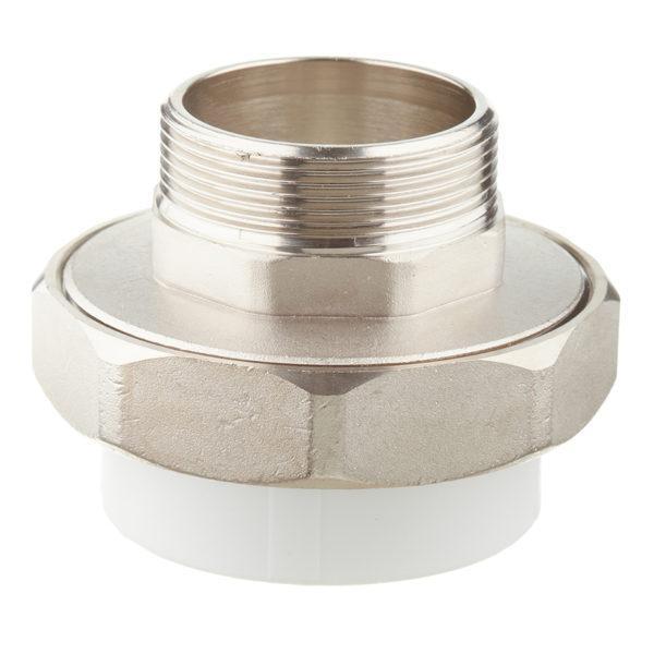 Муфта полипропиленовая разъемная (американка) 63 мм х 2 НР(ш) Муфта полипропиленовая разъемная (американка) 63 мм х 2 НР(ш)