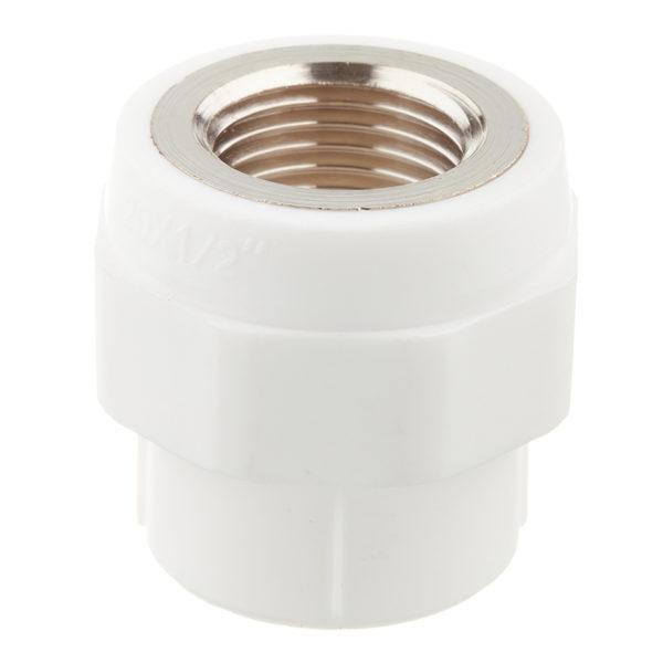 Муфта полипропиленовая VALTEC (VTp.702.0.02004) 20 мм х 1/2 ВР(г)