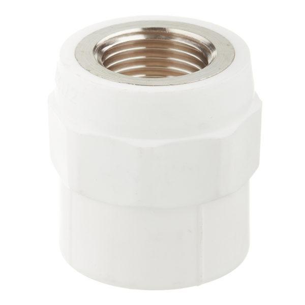 Муфта полипропиленовая VALTEC (VTp.702.0.02504) 25 мм х 1/2 ВР(г)