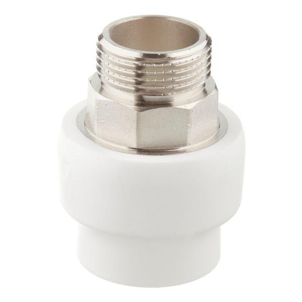 Муфта полипропиленовая VALTEC (VTp.707.0.03206) под ключ 32 мм х 1 НР(ш)