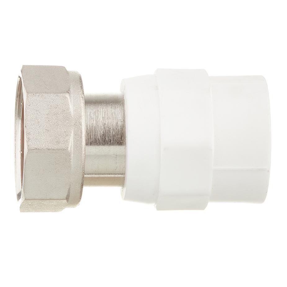 Муфта полипропиленовая VALTEC (VTp.708.0.02506) с накидной гайкой 25 мм х 1 ВР(г) Муфта полипропиленовая VALTEC (VTp.708.0.02506) с накидной гайкой 25 мм х 1 ВР(г)