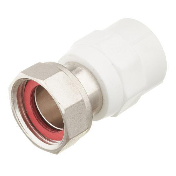 Муфта полипропиленовая VALTEC (VTp.708.0.02506) с накидной гайкой 25 мм х 1 ВР(г) Муфта полипропиленовая VALTEC (VTp.708.0.02506) с накидной гайкой 25 мм х 1 ВР(г)