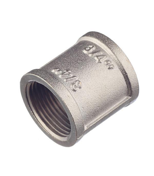 Муфта VALTEC (VTr.270.N.0005) 3/4 ВР(г) х 3/4 ВР(г) латунная