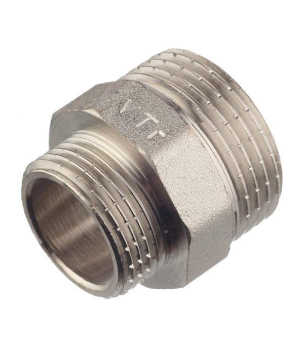 Ниппель переходной VALTEC (VTr.580.N.0605) 1 НР(ш) х 3/4 НР(ш) латунный