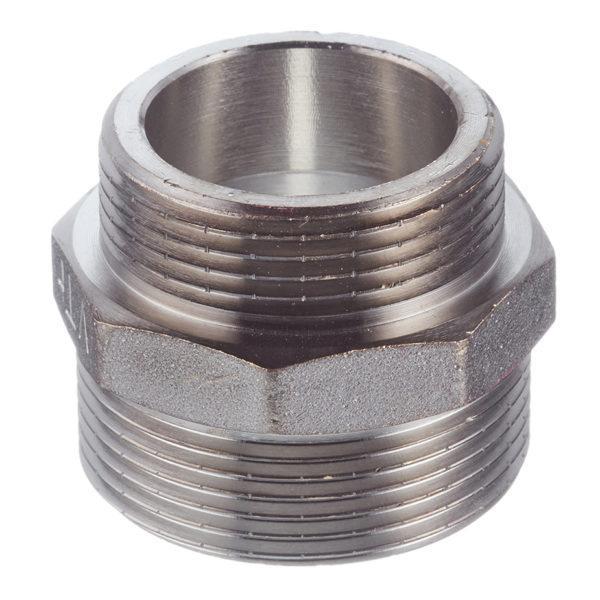 Ниппель переходной VALTEC (VTr.580.N.0807) 1 1/2 НР(ш) х 1 1/4 НР(ш) латунный