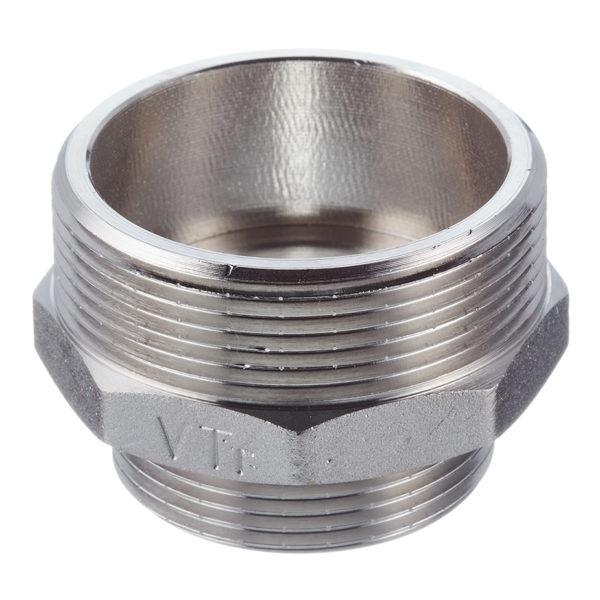 Ниппель переходной VALTEC (VTr.580.N.0908) 2 НР(ш) х 1 1/2 НР(ш) латунный