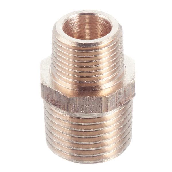Ниппель переходной Viega (266530) 1/2 НР(ш) x 3/8 НР(ш) бронзовый