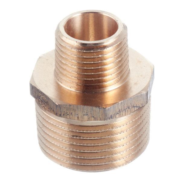 Ниппель переходной Viega (320287) 1 НР(ш) х 1/2 НР(ш) бронзовый