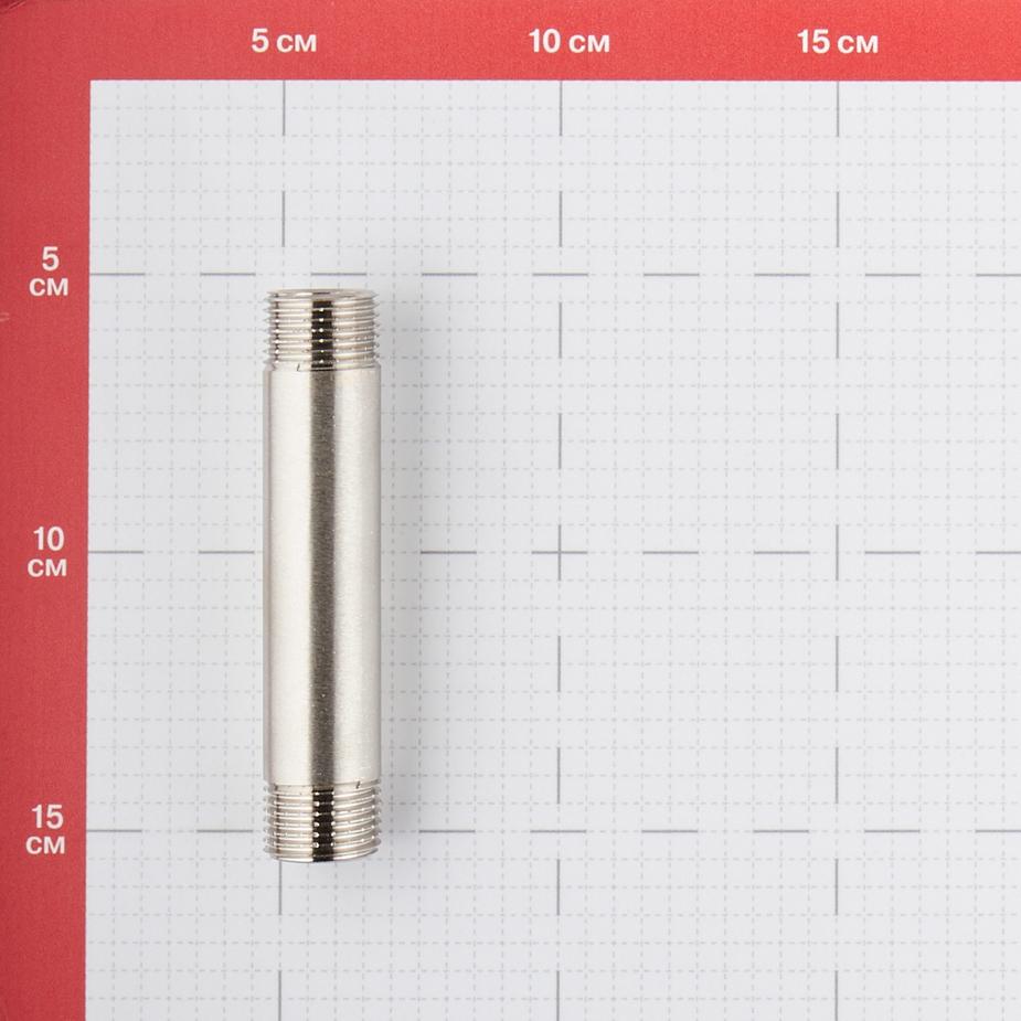 Ниппель удлинительный VALTEC (VTr.652.N.0410) 1/2 НР(ш) х 100 мм латунный Ниппель удлинительный VALTEC (VTr.652.N.0410) 1/2 НР(ш) х 100 мм латунный