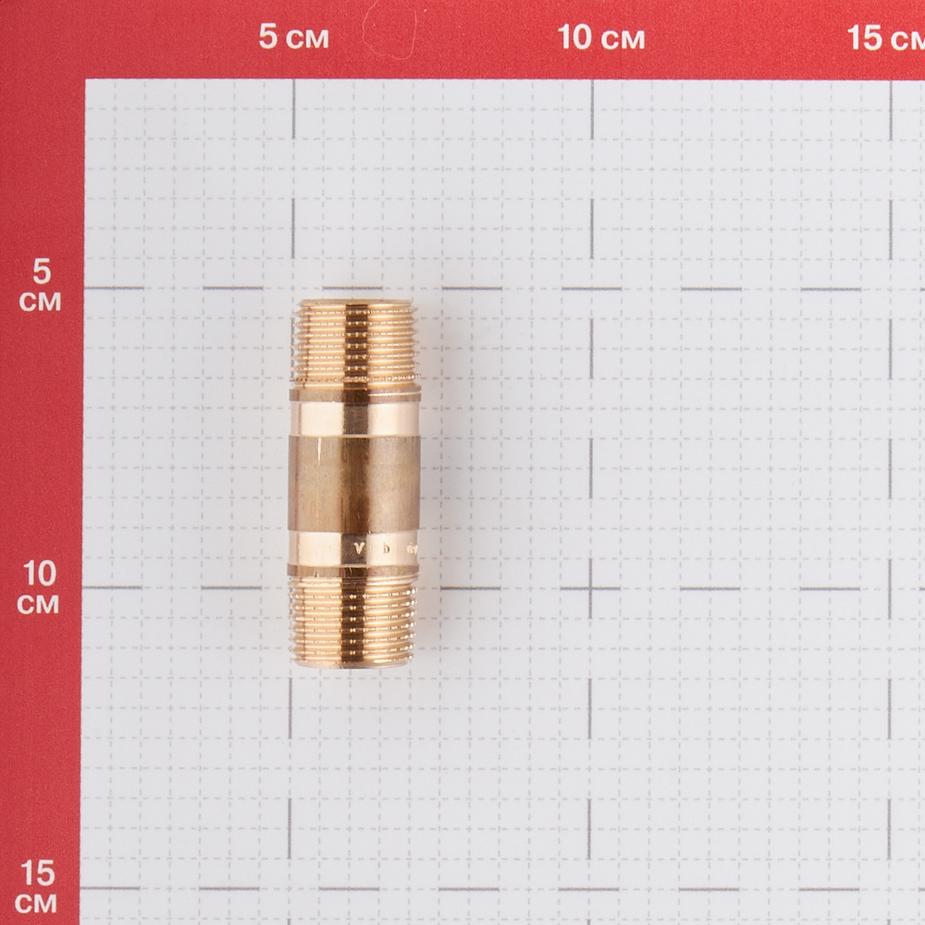 Ниппель удлинительный Viega (267315) 1/2 НР(ш) х 60 мм бронзовый Ниппель удлинительный Viega (267315) 1/2 НР(ш) х 60 мм бронзовый