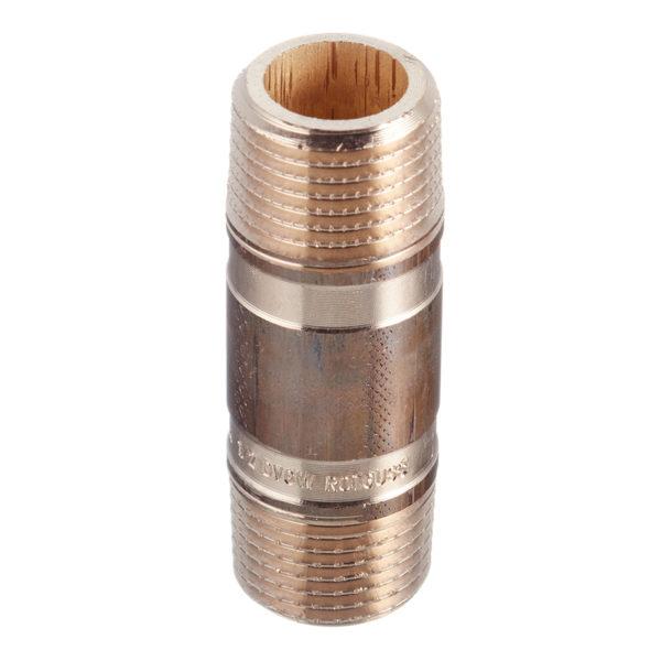 Ниппель удлинительный Viega (267315) 1/2 НР(ш) х 60 мм бронзовый Ниппель удлинительный Viega (267315) 1/2 НР(ш) х 60 мм бронзовый