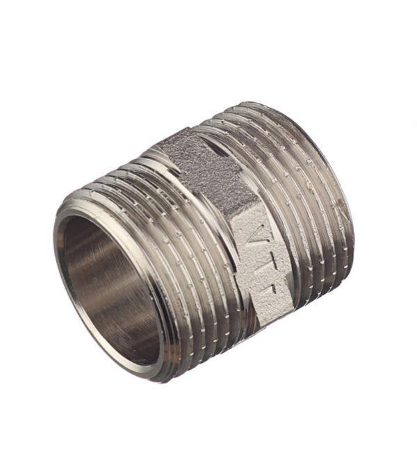 Ниппель VALTEC (VTr.582.N.0005) 3/4 НР(ш) х 3/4 НР(ш) латунный