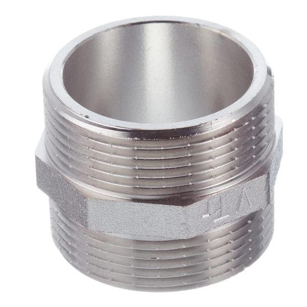 Ниппель VALTEC (VTr.582.N.0008) 1 1/2 НР(ш) х 1 1/2 НР(ш) латунный