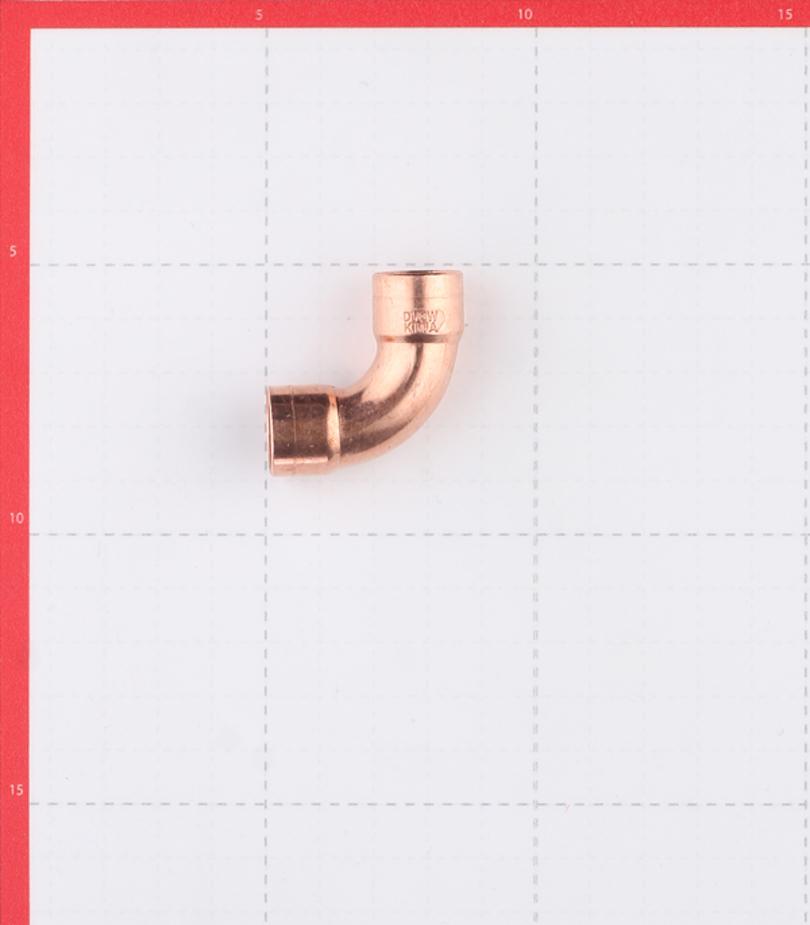 Отвод двухраструбный Viega под внутреннюю пайку 15 мм 90° медная Отвод двухраструбный Viega под внутреннюю пайку 15 мм 90° медная