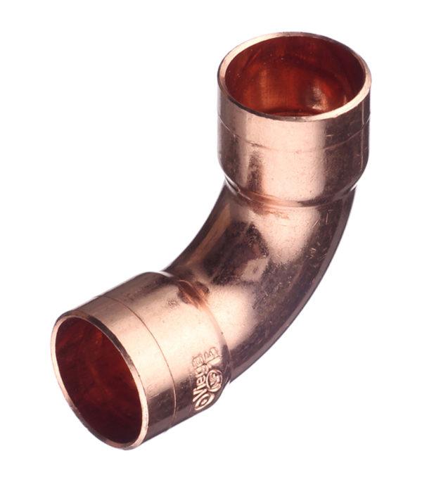 Отвод двухраструбный Viega под внутреннюю пайку 15 мм 90° медная Отвод двухраструбный Viega под внутреннюю пайку 15 мм 90° медная