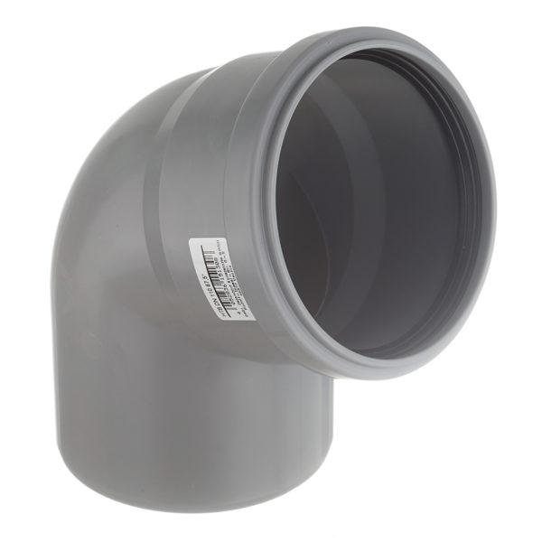 Отвод Ostendorf d110 мм 67° пластиковый для внутренней канализации