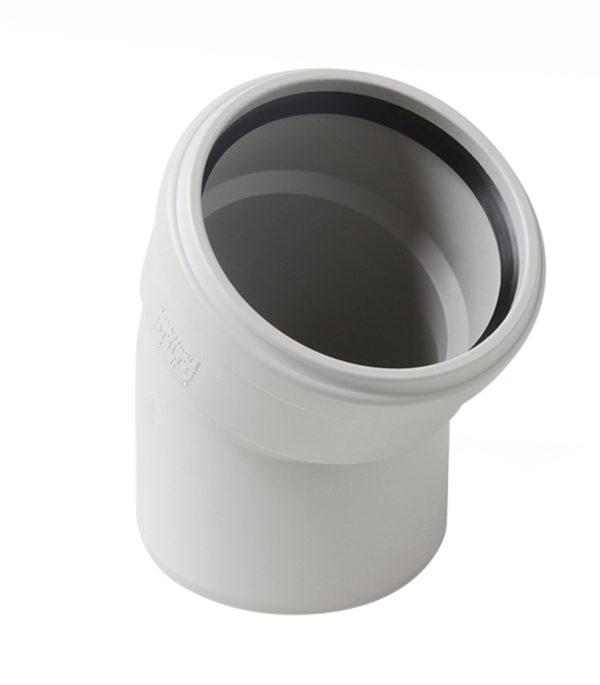 Отвод Pro Aqua Stilte Plus d58 мм 30° пластиковый шумопоглощающий для внутренней канализации