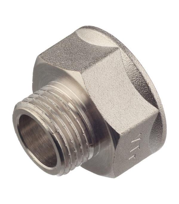 Переходник VALTEC (VTr.592.N.0504) 3/4 ВР(г) х 1/2 НР(ш) латунный