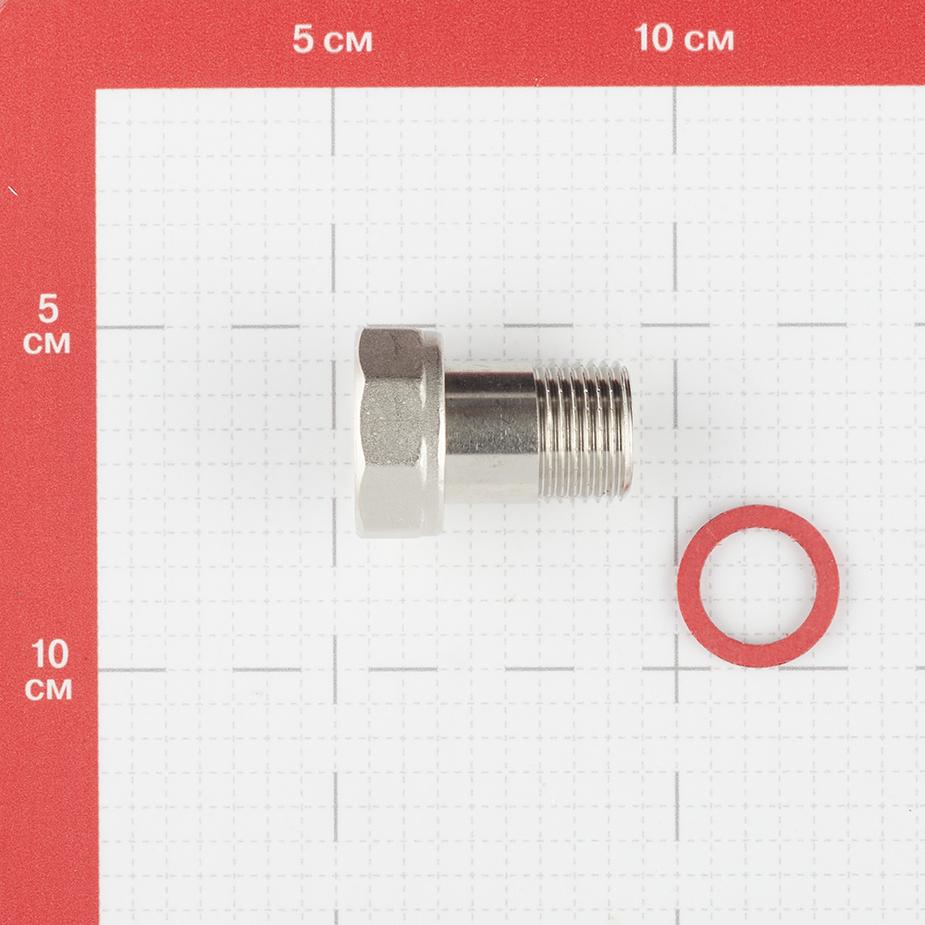 Полусгон VALTEC (VTr.613.N.0504) 3/4 ВР(г) x1/2 НР(ш) с накидной гайкой латунный Полусгон VALTEC (VTr.613.N.0504) 3/4 ВР(г) x1/2 НР(ш) с накидной гайкой латунный