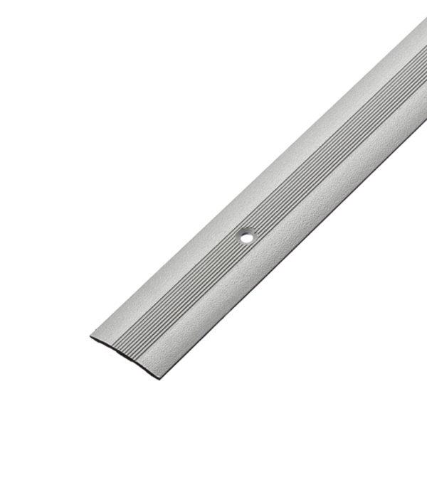 Порог стыкоперекрывающий 30х1800 мм серебро