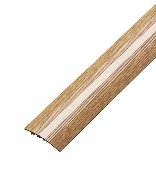 Порог стыкоперекрывающий разноуровневый 40х1800 мм перепад до 8 мм дуб