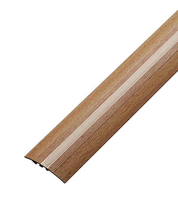 Порог стыкоперекрывающий разноуровневый 40х900 мм перепад до 8 мм акация