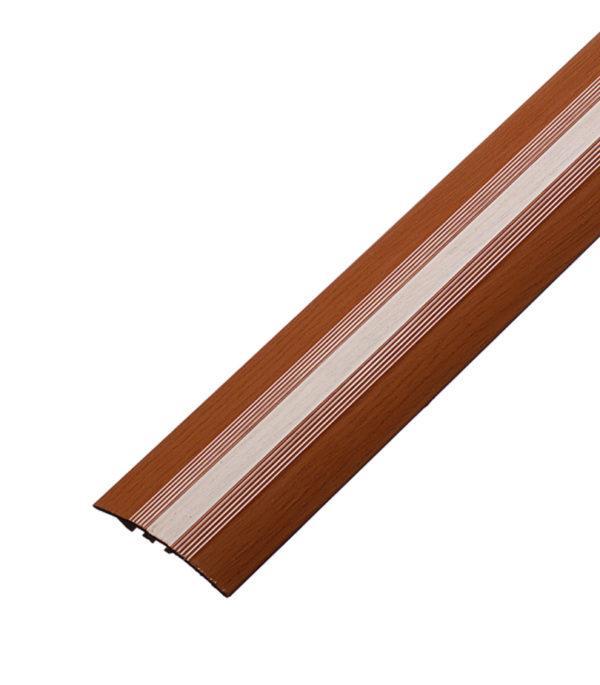 Порог стыкоперекрывающий разноуровневый 40х900 мм перепад до 8 мм вишня