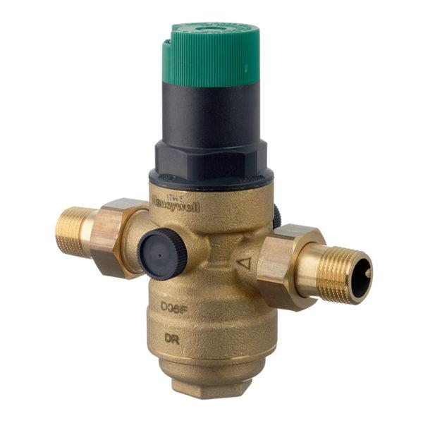 Редуктор давления Braukmann D06F-1/2B 1/2 НР(ш) мембранный с отверстием под манометр