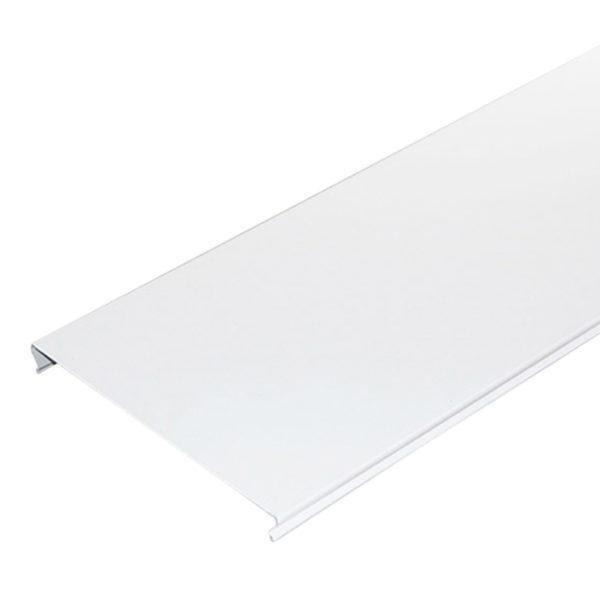 Рейка сплошная S-дизайн 3 м 100AS Эконом белая Рейка сплошная S-дизайн 3 м 100AS Эконом белая