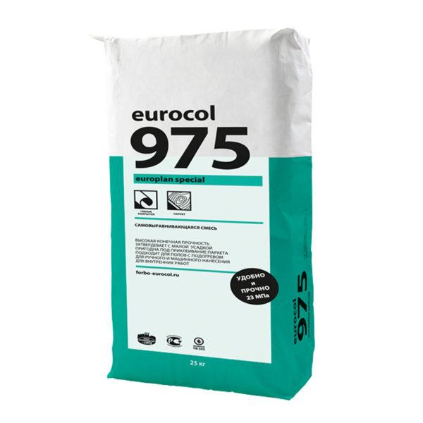 Ровнитель (наливной пол) финишный Forbo 975 Europlan Special самовыравнивающийся высокопрочный 25 кг