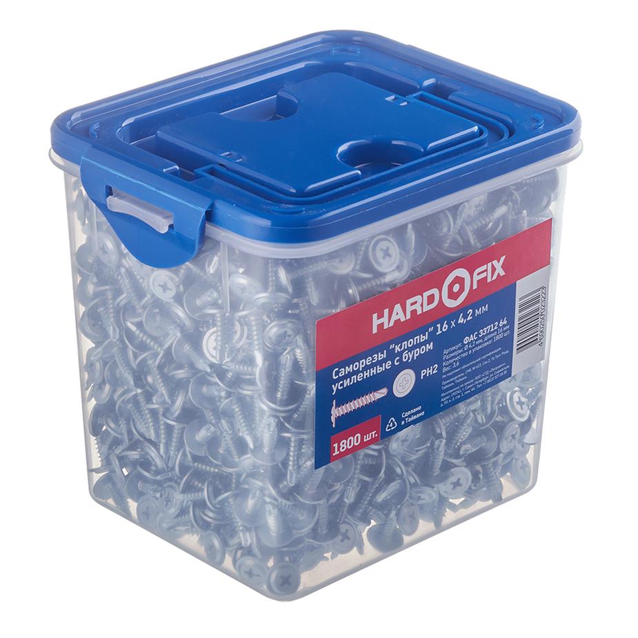 Саморезы клопы 16x4,2 мм с буром усиленные Hard-Fix/Wenzo (1800 шт.) Саморезы клопы 16x4,2 мм с буром усиленные Hard-Fix/Wenzo (1800 шт.)