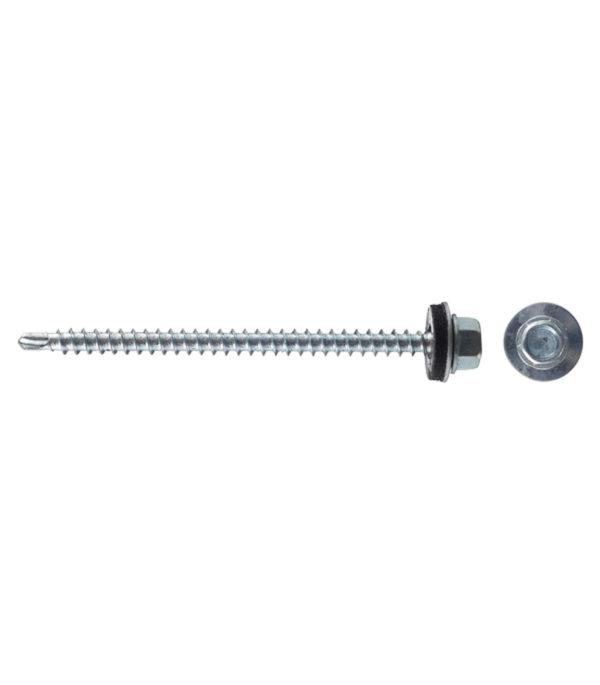 Саморезы кровельные с буром 76х4.8 мм оцинкованные (30 шт.) Саморезы кровельные с буром 76х4.8 мм оцинкованные (30 шт.)