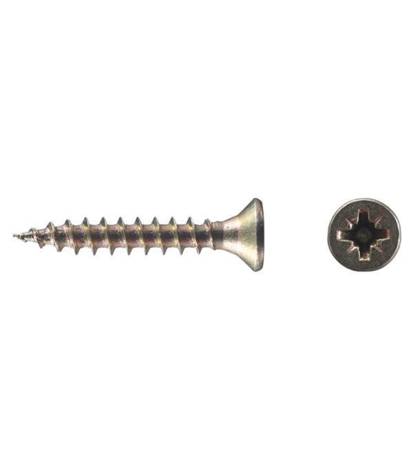 Саморезы универсальные 16x2.5 мм желтые (500 шт.)