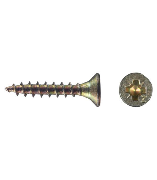 Саморезы универсальные 20x3.5 мм желтые (200 шт.) Саморезы универсальные 20x3.5 мм желтые (200 шт.)