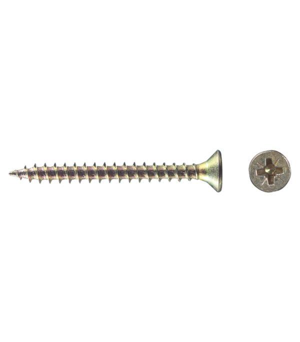 Саморезы универсальные 30x3.0 мм желтые (200 шт.) Саморезы универсальные 30x3.0 мм желтые (200 шт.)