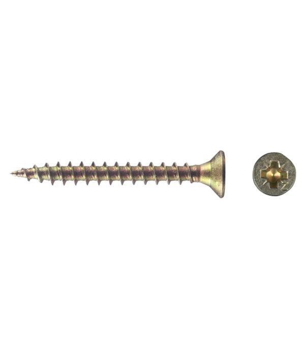 Саморезы универсальные 30x3.5 мм желтые (200 шт.) Саморезы универсальные 30x3.5 мм желтые (200 шт.)