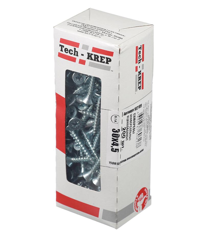 Саморезы универсальные 30x4,5 мм оцинкованные (200 шт.) Саморезы универсальные 30x4,5 мм оцинкованные (200 шт.)