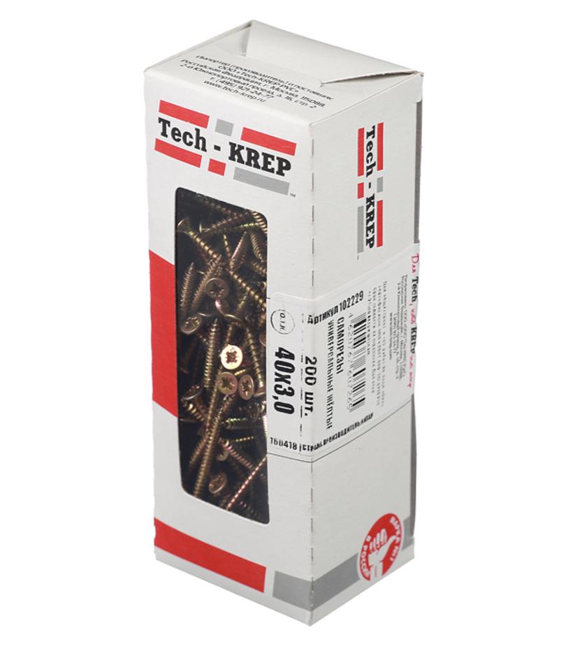 Саморезы универсальные 40x3.0 мм желтые (200 шт.) Саморезы универсальные 40x3.0 мм желтые (200 шт.)