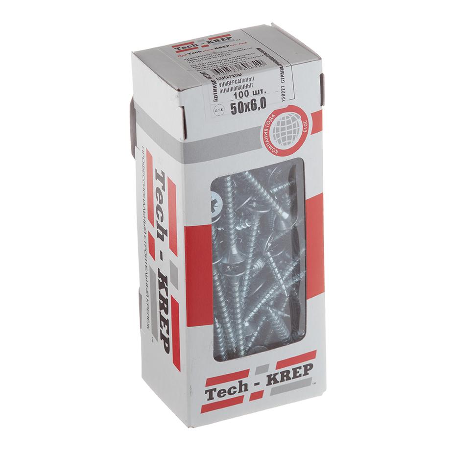 Саморезы универсальные 50x6,0 мм оцинкованные (100 шт.) Саморезы универсальные 50x6,0 мм оцинкованные (100 шт.)