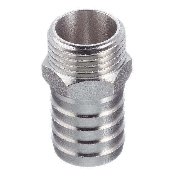 Штуцер для присоединения шланга 1/2 НР(ш) х 20 мм латунный Штуцер для присоединения шланга 1/2 НР(ш) х 20 мм латунный