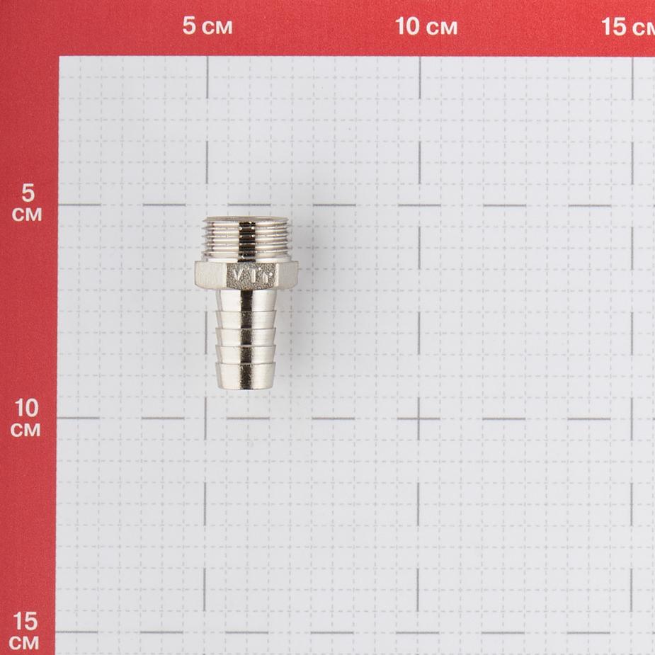 Штуцер VALTEC (VTr.650.N.0414) для присоединения шланга 1/2 НР(ш) х 14 мм латунный Штуцер VALTEC (VTr.650.N.0414) для присоединения шланга 1/2 НР(ш) х 14 мм латунный