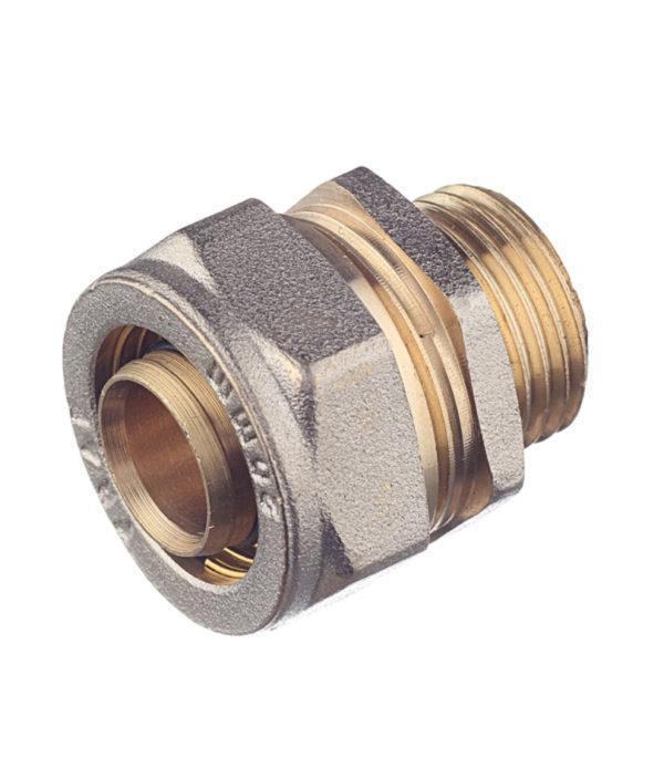 Соединитель прямой 20 обж(ц) х 1/2 НР(ш) Соединитель прямой 20 обж(ц) х 1/2 НР(ш)