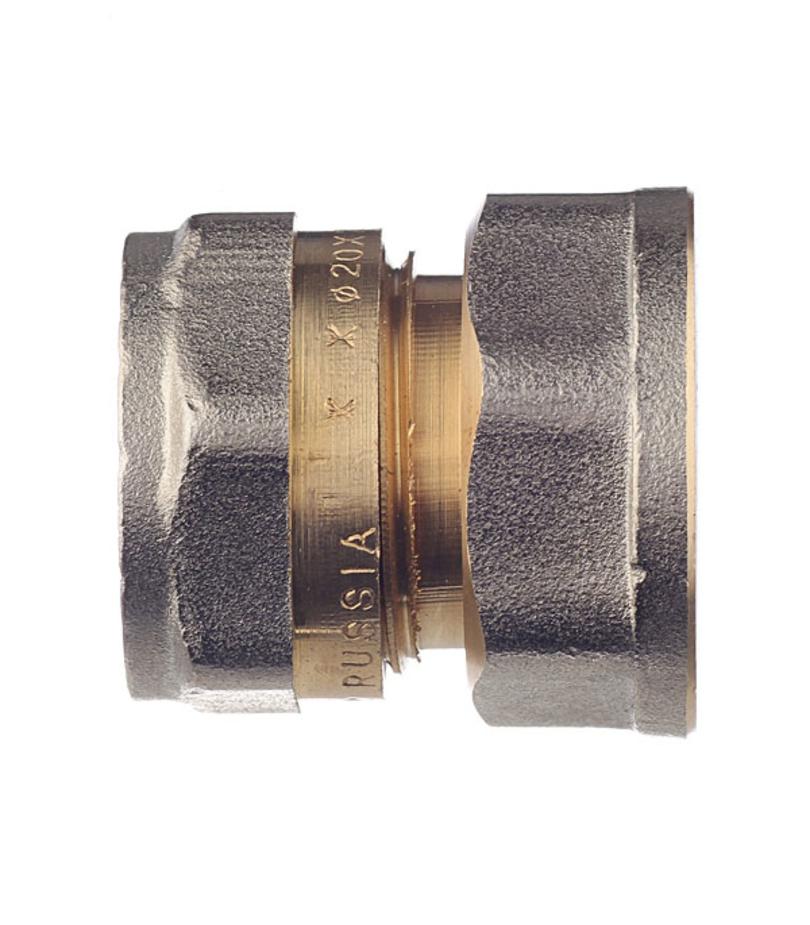 Соединитель прямой 20 обж(ц) х 3/4 ВР(г) Соединитель прямой 20 обж(ц) х 3/4 ВР(г)