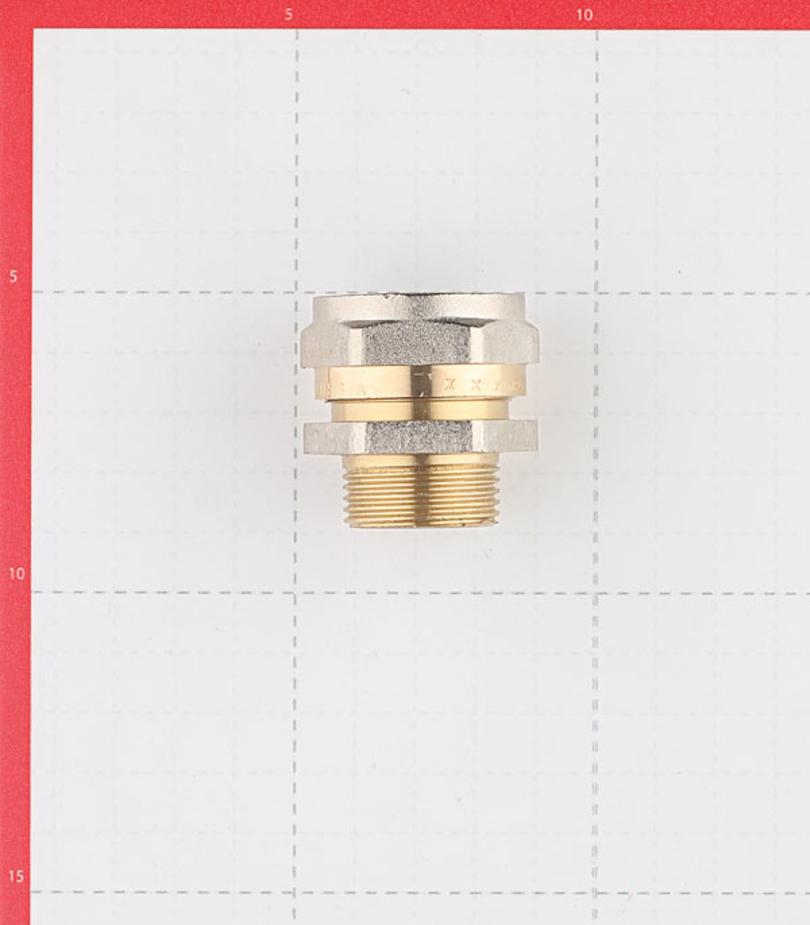 Соединитель прямой 26 обж(ц) х 3/4 НР(ш) Соединитель прямой 26 обж(ц) х 3/4 НР(ш)