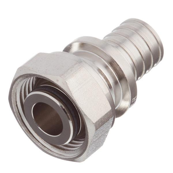 Соединитель прямой латунь Rehau (11691761001) 20 мм х 3/4 EK ВР(г)