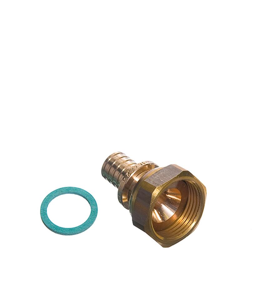 Соединитель прямой RX Rehau (13660761001) 16 мм х 3/4 ВР(г) с накидной гайкой Соединитель прямой RX Rehau (13660761001) 16 мм х 3/4 ВР(г) с накидной гайкой